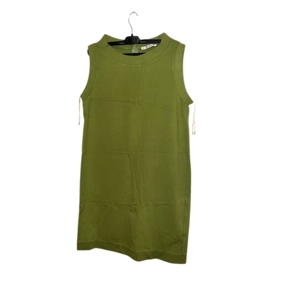 MaxMara Grass Green Knee-Length Pencil Dress – Size 46 - Picture 3 of 4